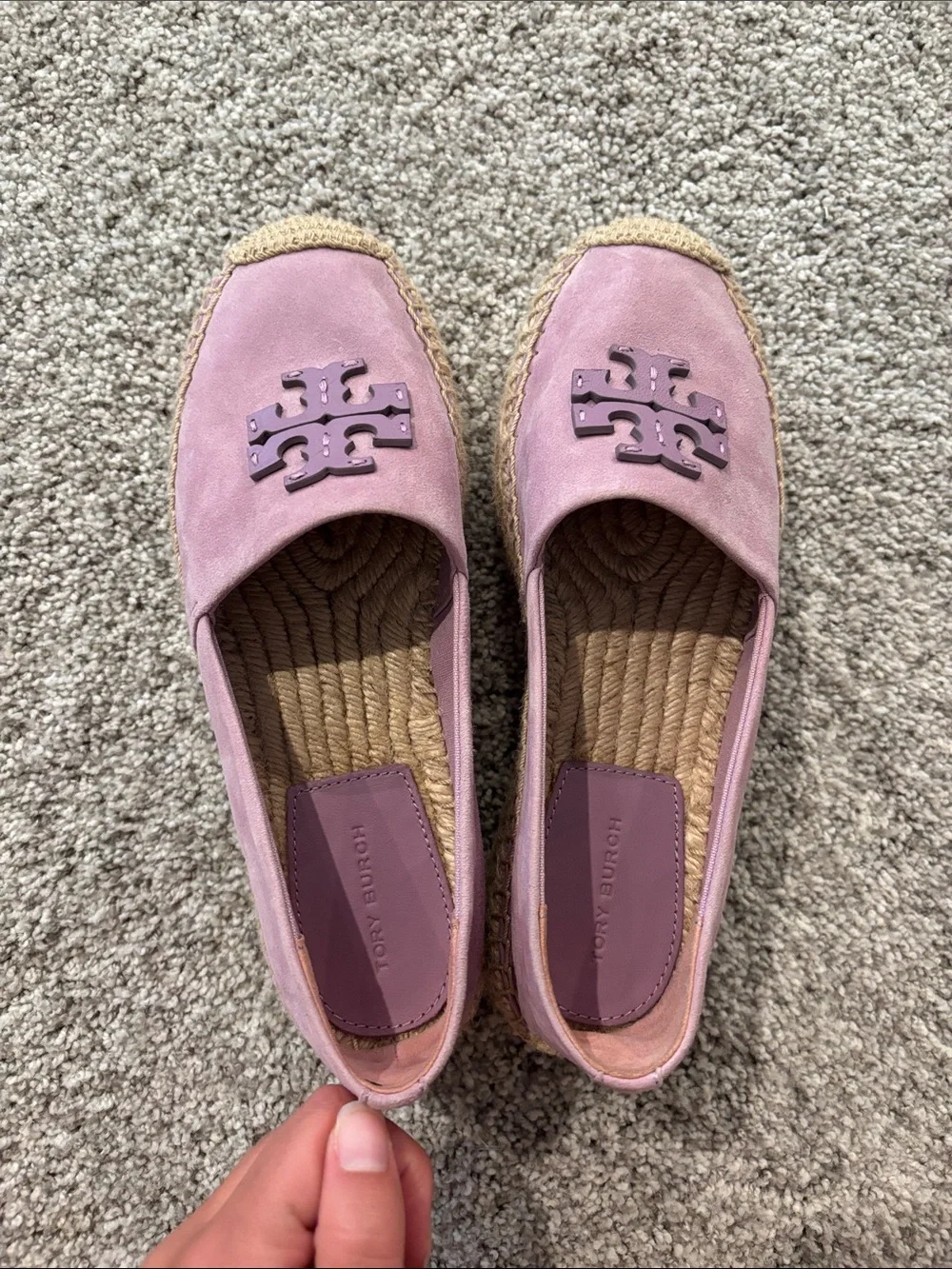 NWT Tory Burch Everly Platform Espadrille Flat Shoes size 6.5